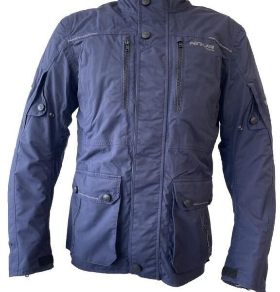 NAVA TECH Parka 3/4 Modelo STILO – Chaqueta Touring Impermeable con Protecciones