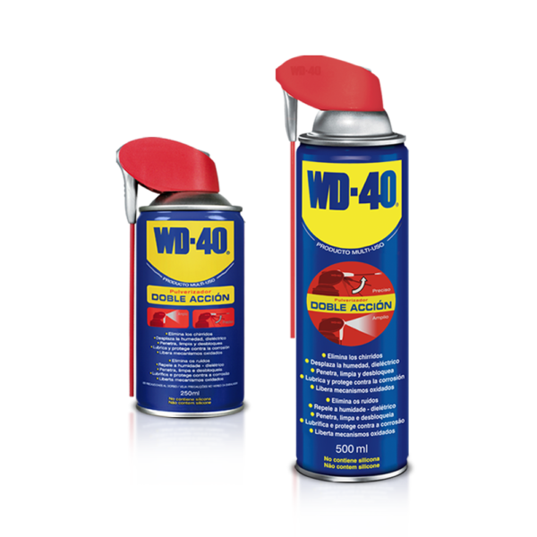 WD-40 Lubricante multiusos con aplicador doble uso - Spray 500ml
